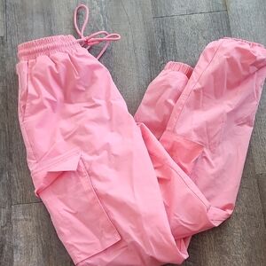 Pink Cargo Pants